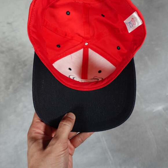 Vintage Backstreet Boys SnapBack Hat Cap Music Band Red 90s Y2K - Picture 8 of 8